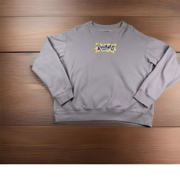 Rugrats Woman’s Size L Nickelodeon Sweatshirt TV Cartoon Sweater Pullover Retro - Picture 3 of 10